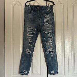 American Eagle Distressed Jeggings